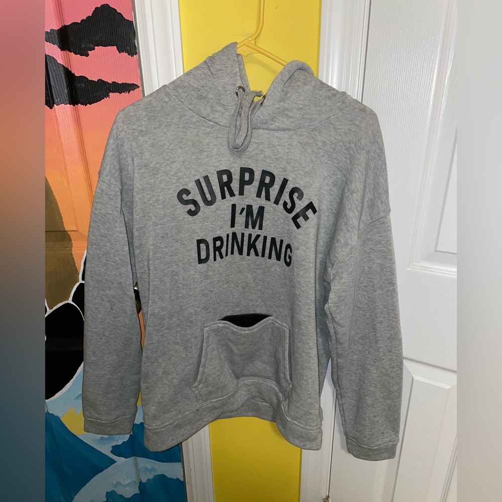 Surprise I’m Drinking Sweatshirt